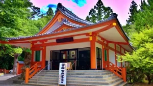 国宝が展示される熊野神宝館