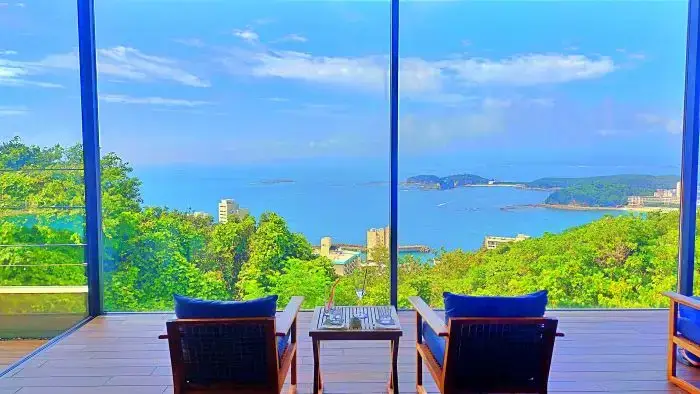 インフィニートホテル&スパ南紀白浜から見おろす太平洋の絶景