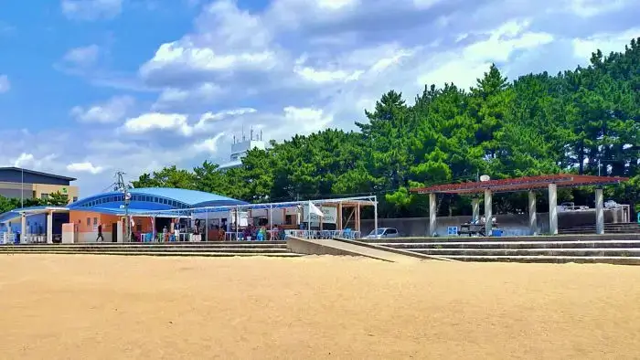 田辺扇ヶ浜海水浴場の海の家