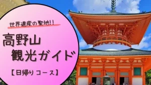 世界遺産の聖地!!高野山観光ガイド（日帰りコース）
