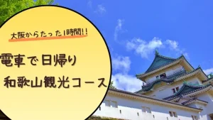 【大阪からたった1時間】電車で日帰り加山観光モデルコース